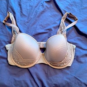 Thirdlove beige lacy t-shirt bra